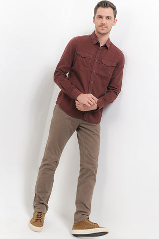 Cardinal Kemeja Lengan Panjang Slim Fit Pria C3052J03B