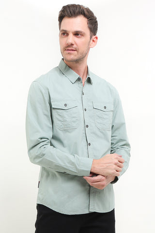 Cardinal Kemeja Lengan Panjang Slim Fit Pria C3060J04A