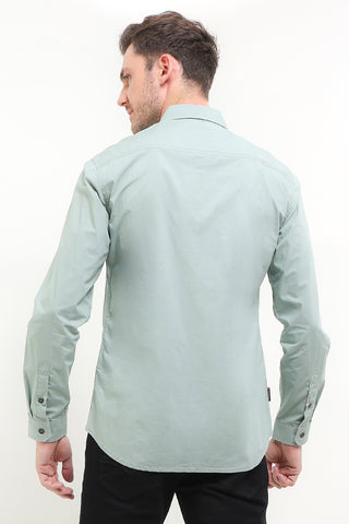 Cardinal Kemeja Lengan Panjang Slim Fit Pria C3060J04A