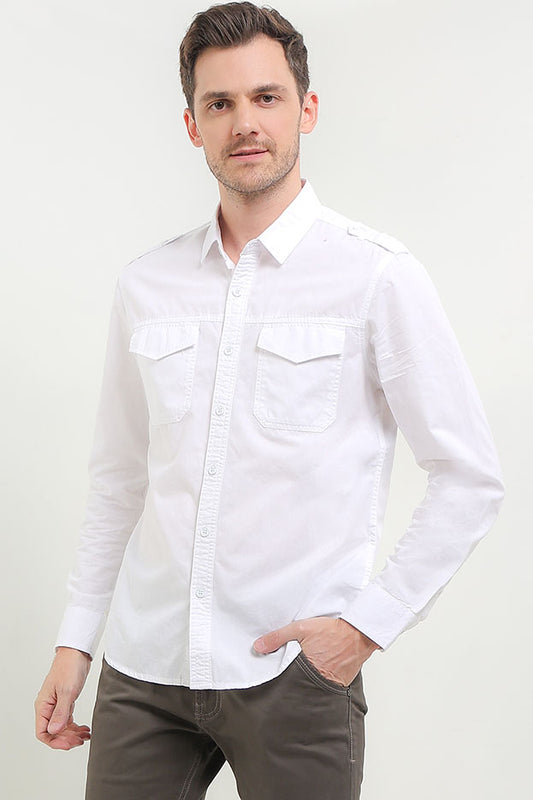 Cardinal Kemeja Lengan Panjang Slim Fit Pria C3062J08A