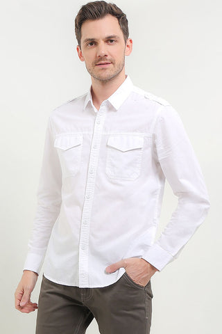 Cardinal Kemeja Lengan Panjang Slim Fit Pria C3062J08A