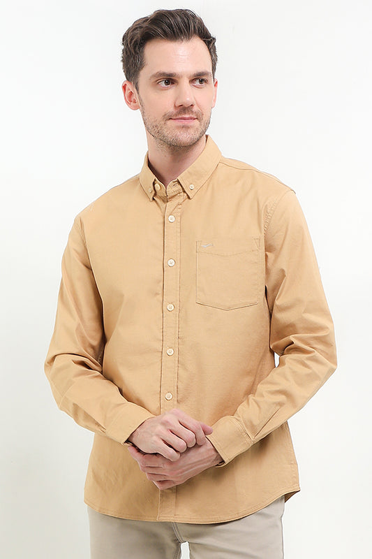 Cardinal Kemeja Lengan Panjang Slim Fit Pria C3068J12A
