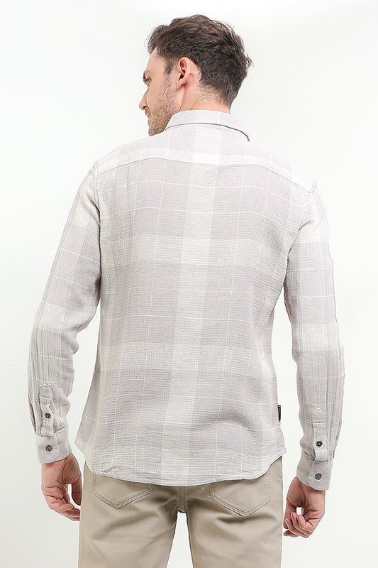 Cardinal Kemeja Lengan Panjang Slim Fit Pria C3070J04A