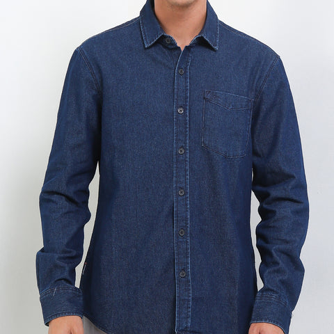 Cardinal Kemeja Lengan Panjang Slim Fit Pria C3074J16A