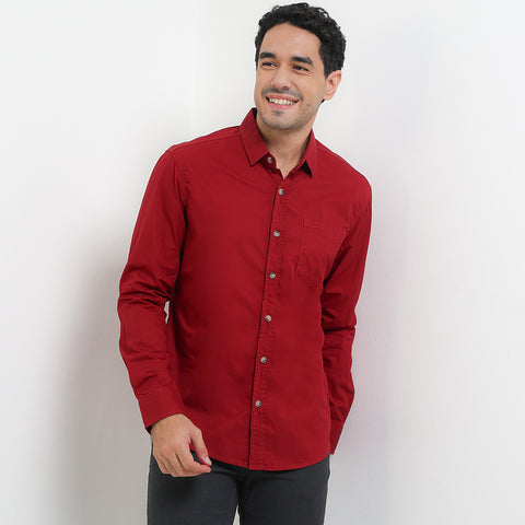 Cardinal Kemeja Lengan Panjang Slim Fit Pria C3090J11A