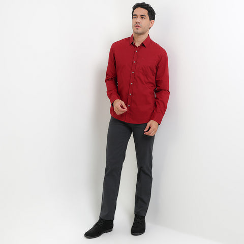Cardinal Kemeja Lengan Panjang Slim Fit Pria C3090J11A