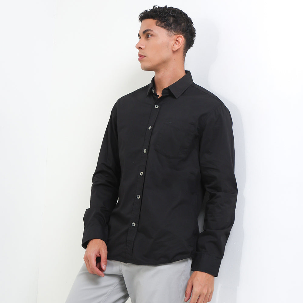 Cardinal Kemeja Lengan Panjang Slim Fit Pria C3092J01A