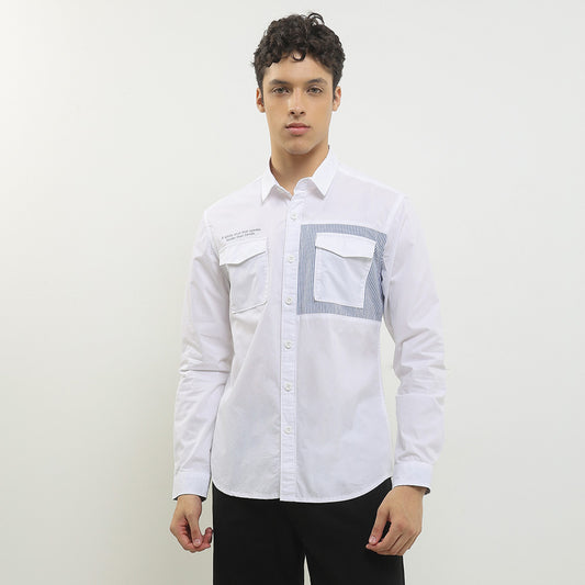Cardinal Kemeja Lengan Panjang Slim Fit Pria C3151J08A