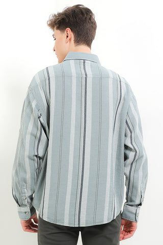 Cardinal Kemeja Lengan Panjang Oversize Pria C0005J06A