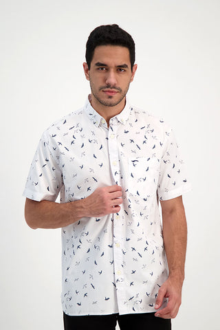 Kemeja Pria Slim Fit Lengan Pendek Cardinal C1547P08A