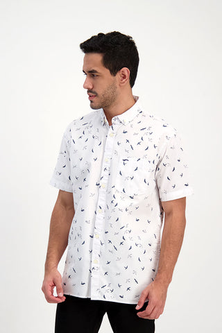 Kemeja Pria Slim Fit Lengan Pendek Cardinal C1547P08A