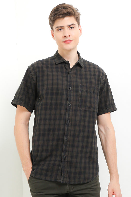 Cardinal Men's Short Sleeve Big Size Shirt C3024O04G