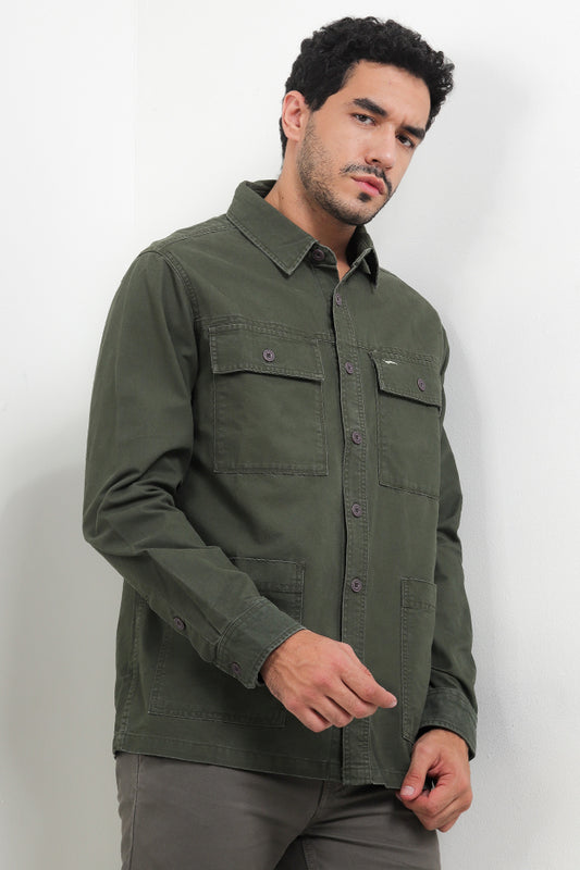 Cardinal Kemeja Jaket Lengan Panjang Pria C0018J06A