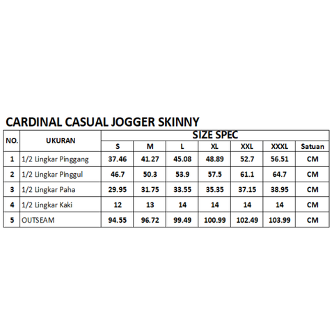 Cardinal Celana Jogger Skinny Pria E0016F04E