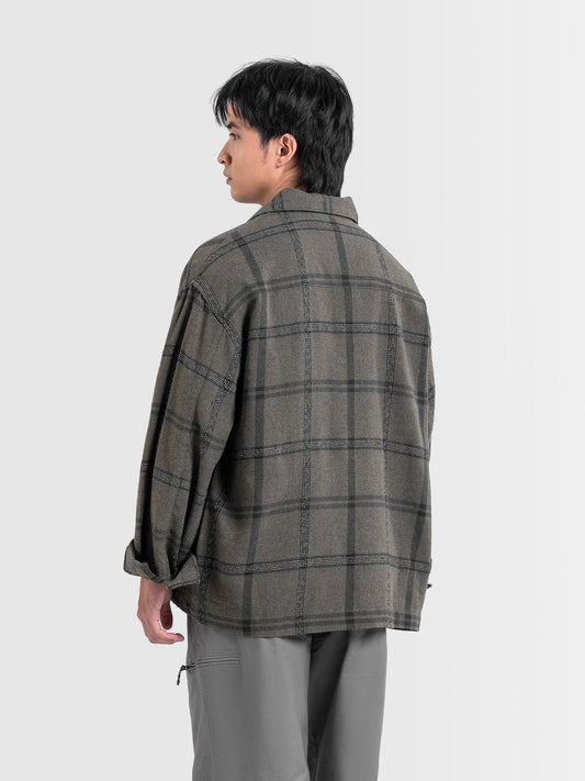 Cardinal Kemeja Lengan Panjang Overshirt Pria E0004J06F