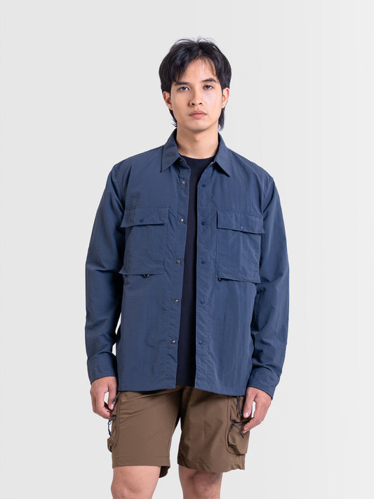 Cardinal Kemeja Lengan Panjang Overshirt Pria EL008J02H