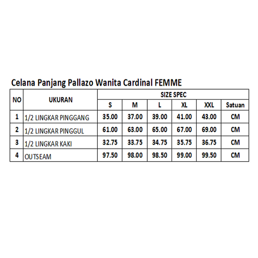 Cardinal Celana Fashion Pallazo Wanita D0060F06E