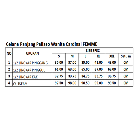 Cardinal Celana Fashion Pallazo Wanita D0060F06E