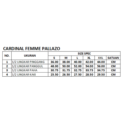 Cardinal Celana Panjang Formal Pallazo Wanita D0190F08A
