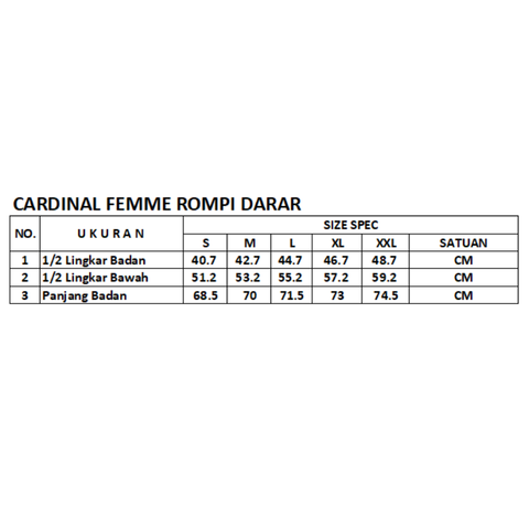 Cardinal Rompi Wanita D0032I01A