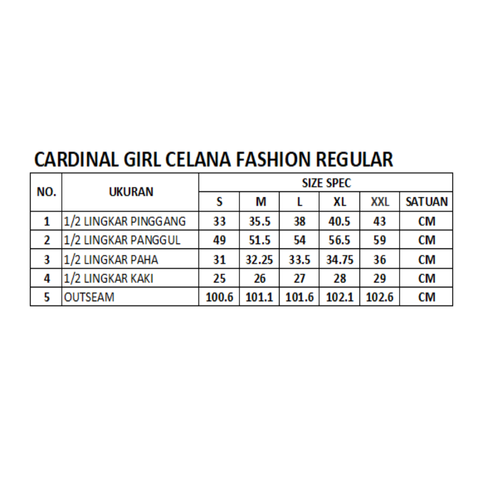 Cardinal Celana Fashion Wanita G0051F06E