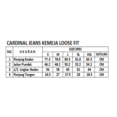 Cardinal Kemeja Lengan Pendek Loose Fit Pria Big Size C0009O02H