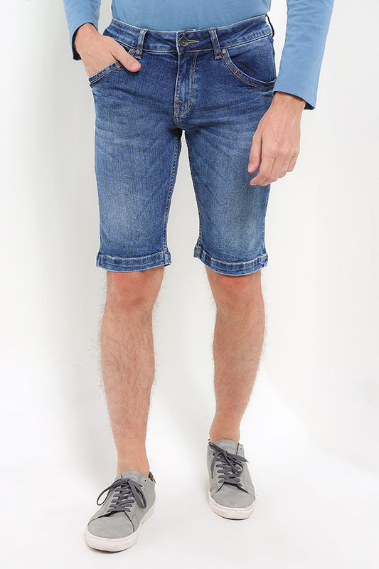 Cardinal Men's Slim Fit Bermuda Denim Shorts C0326BK16A
