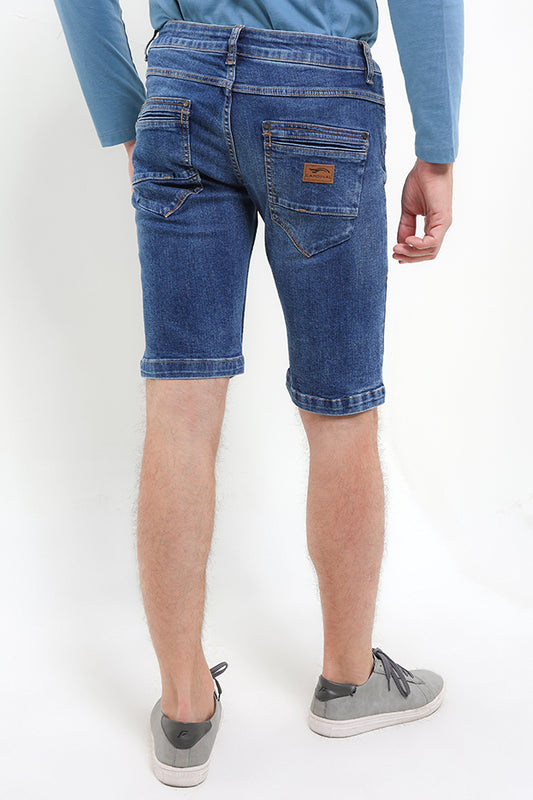 Cardinal Men's Slim Fit Bermuda Denim Shorts C0326BK16A