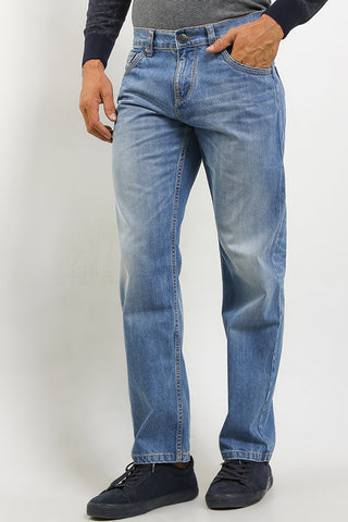 Celana Panjang Jeans Wide Leg Pria Cardinal C0004BK17A