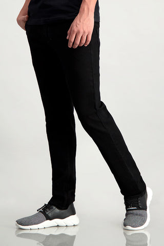 CELANA JEANS STRAIGHT SLIM 1 (HITAM)