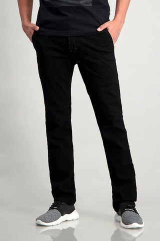 CELANA JEANS STRAIGHT SLIM 1 (HITAM)