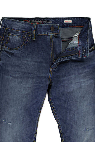 CELANA JEANS STRAIGHT SLIM 25 (BIRU)