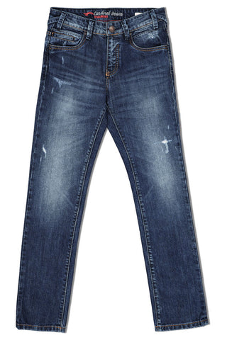 Celana Panjang Jeans Pria Straight Slim Cardinal C0516BK15A