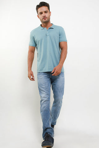 Celana Panjang Jeans Straight Slim Pria Cardinal C0830BK17A