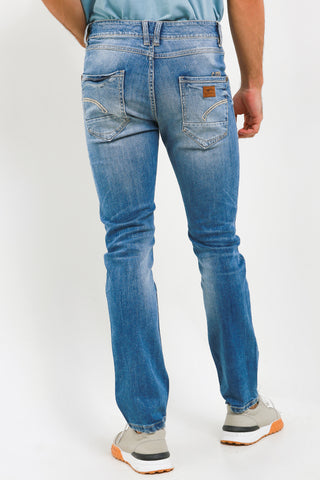 Celana Panjang Jeans Straight Slim Pria Cardinal C0846BK16A