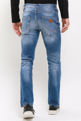 Celana Panjang Jeans Straight Slim Pria Cardinal C0848BK16A