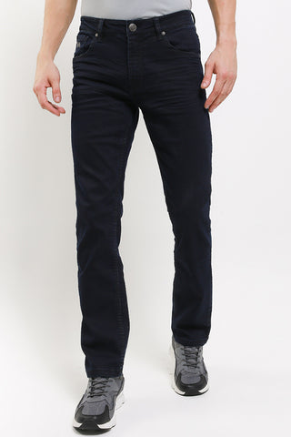 Celana Panjang Jeans Straight Slim Pria Cardinal C0880BK14A