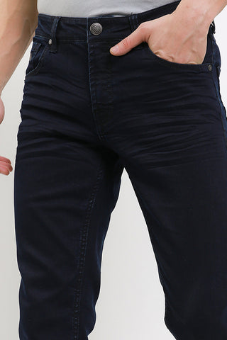 Celana Panjang Jeans Straight Slim Pria Cardinal C0880BK14A