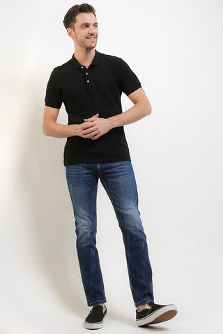 Cardinal Celana Panjang Denim Straight Slim Pria C0886BK16A