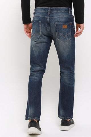 Celana Panjang Jeans Straight Slim Pria Cardinal C0906BK16A