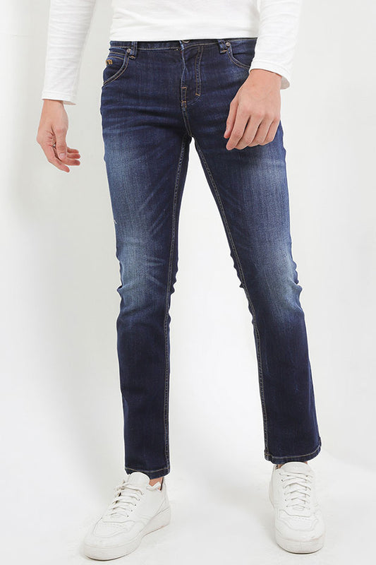 Cardinal Celana Panjang Denim Straight Slim Pria C1080BK15A