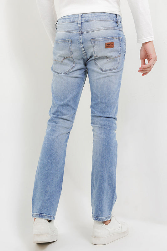 Cardinal Celana Panjang Denim Straight Slim Pria C1108BK17A