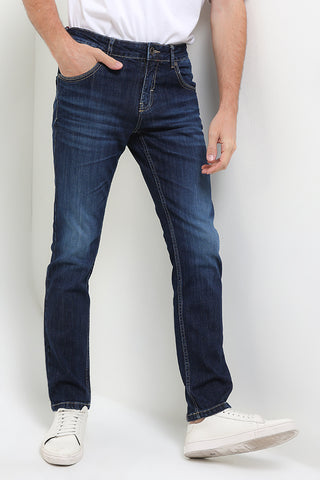 Cardinal Celana Panjang Jeans Straight Slim Pria C1128BK15A