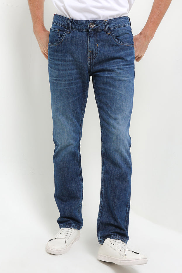 Cardinal Celana Panjang Jeans Straight Slim Pria C1130BK15A