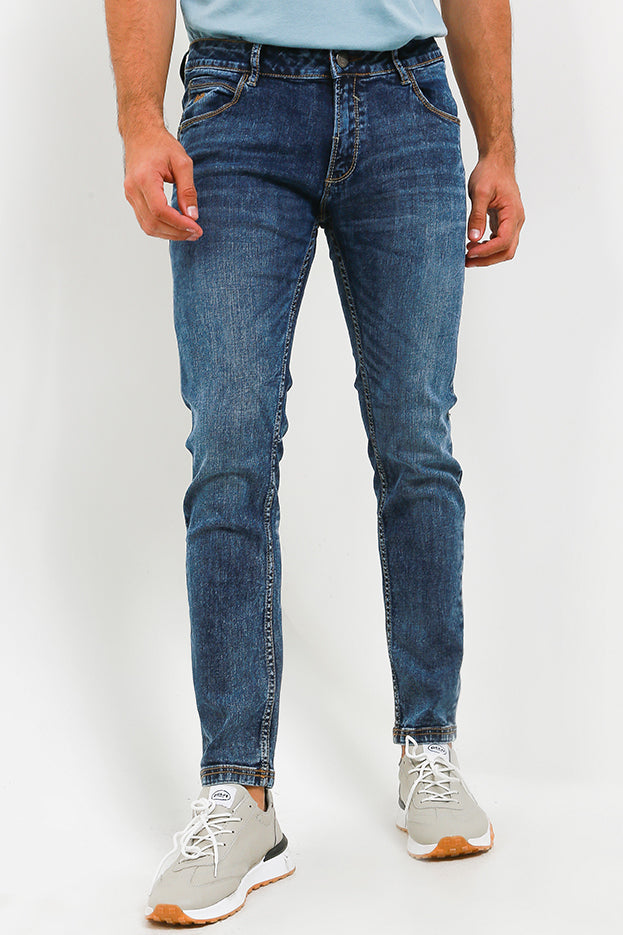 Celana Panjang Jeans Skinny Pria Cardinal C0422BK16A