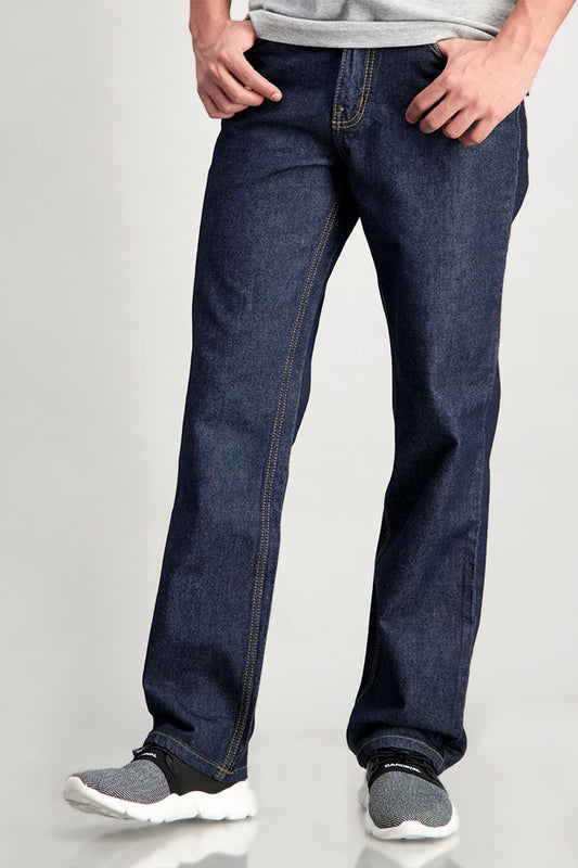 CELANA JEANS REGULAR 3 BIG SIZE (INDIGO)