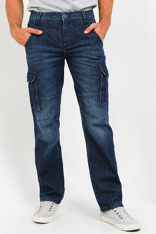 Celana Panjang Jeans Straight Cut Pria Cardinal C0004BK14A