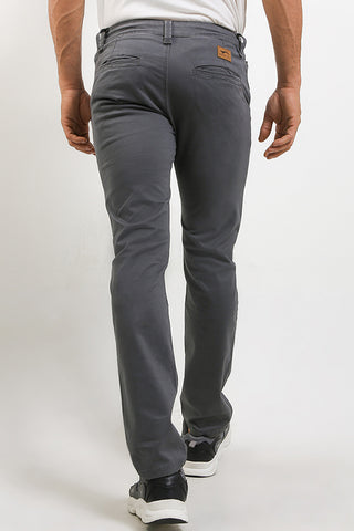 Celana Panjang Chinos Straight Slim Pria Cardinal C0076BK04D