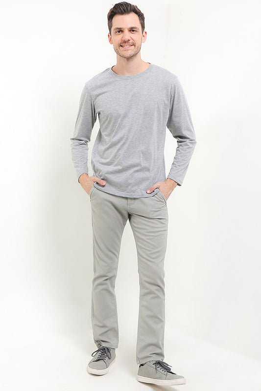 Cardinal Celana Panjang Chinos Straight Slim Pria C0128BK04C