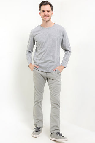 Cardinal Celana Panjang Chinos Straight Slim Pria C0128BK04C